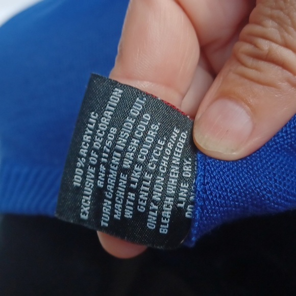 Chilling with my snowmies Christmas Sweater blue L - Picture 6 of 6